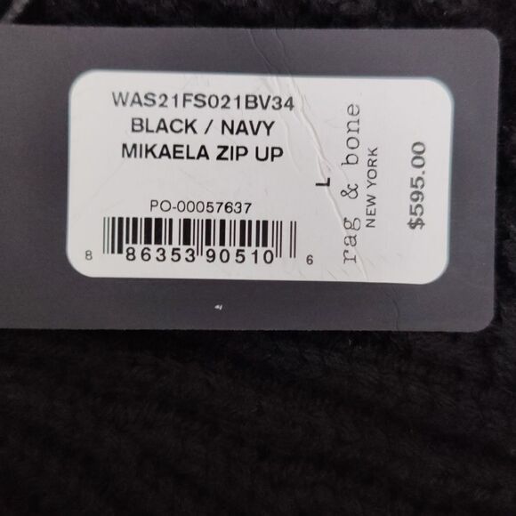 NWT $595 Rag & Bone Mikaela zip up coat - Picture 14 of 14